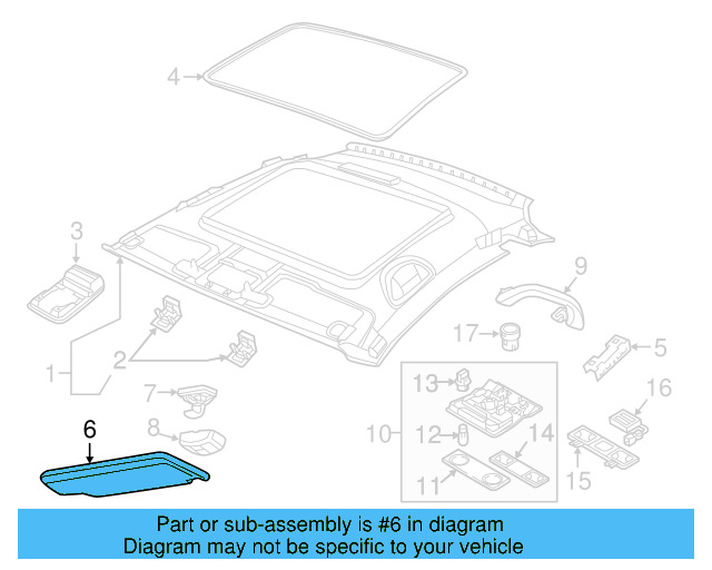 Sun Visor Holder 1K0-857-561-B-82V - View 29