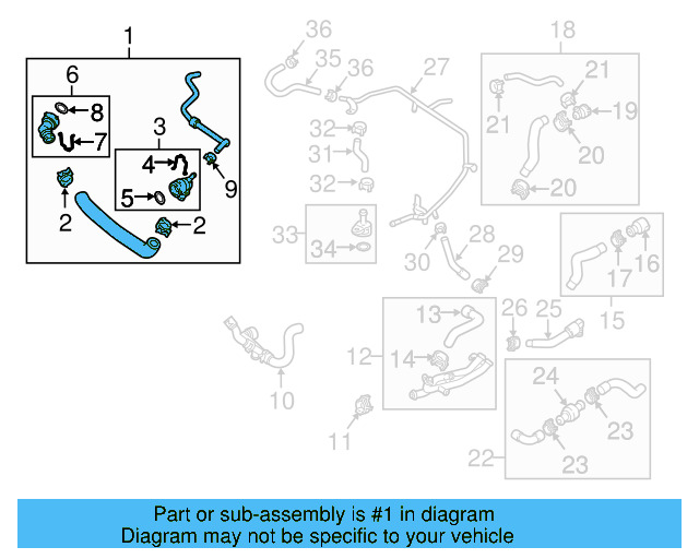 Upper Hose 5C0-122-101-AA - View 18