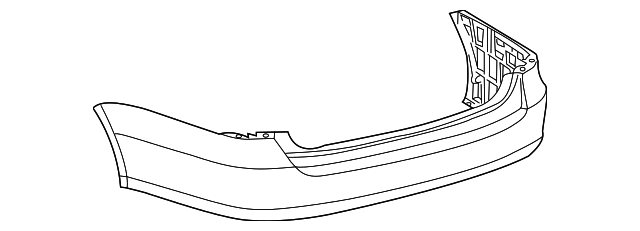 Bumper Cover (Unpainted) 1k9807417bgru - View 5