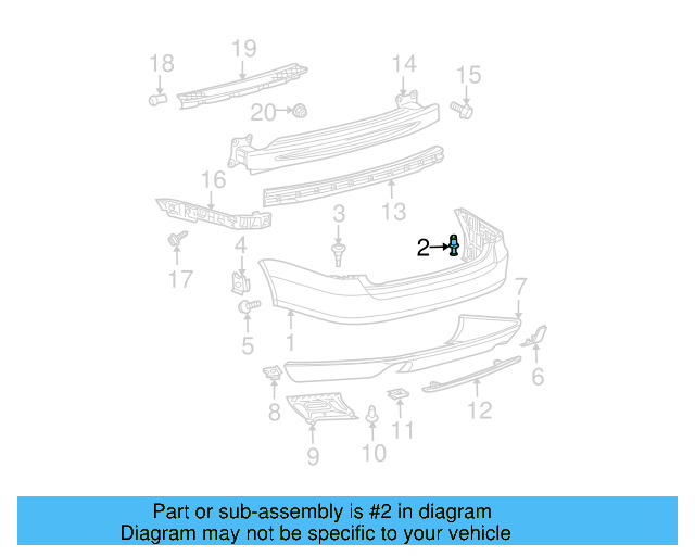 Fender Liner Extension Screw N-103-546-02 - View 233