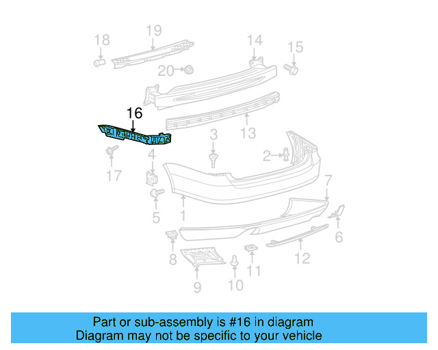 Bumper Guide 1K9-807-376