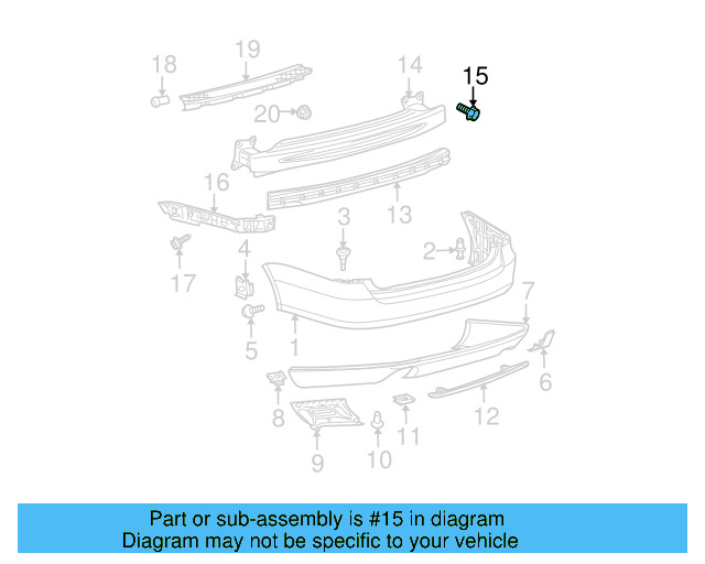 Impact Bar Bolt N-905-818-04 - View 14
