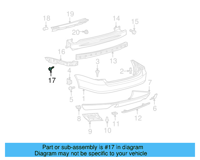 Impact Bar Bolt N-905-818-04 - View 15