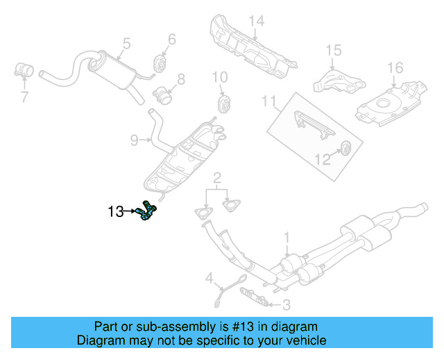Rear Bracket 1K0-253-144-AH - View 12