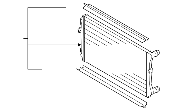 Radiator Assembly 5K0-121-251-Q - View 2
