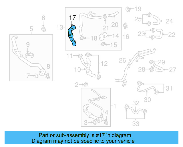 Lower Hose 5K0-122-051-E - View 9