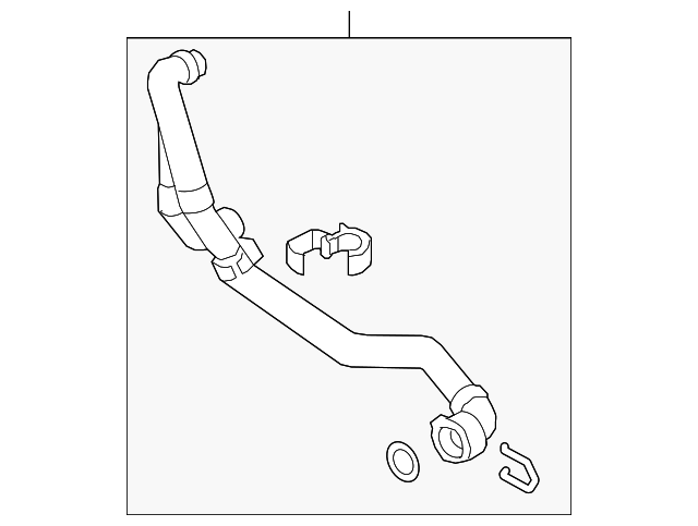 Lower Hose 5K0-122-051-N - View 3