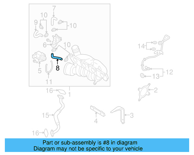 Lower Hose 06J-145-718-D - View 13