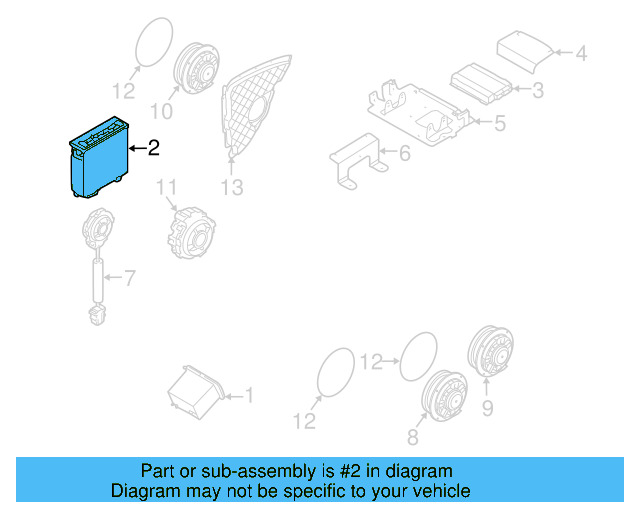 CD Changer 1K0-057-110-A - View 6