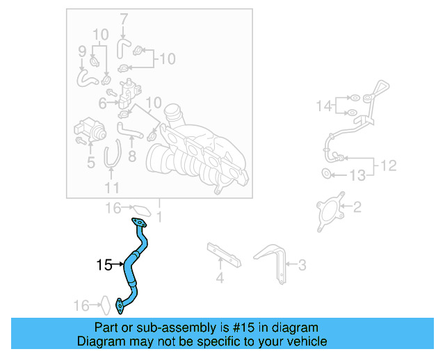 Oil Return Line 06H-145-735-G - View 37