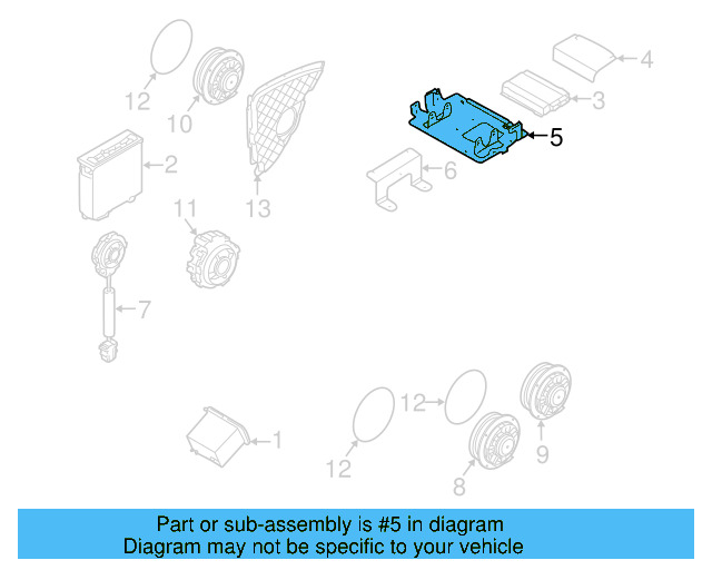 Bracket 1K0-035-883-E - View 64