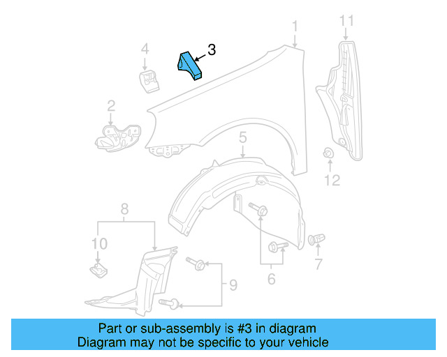 Fender Splash Shield 1J0-825-245-J - View 31