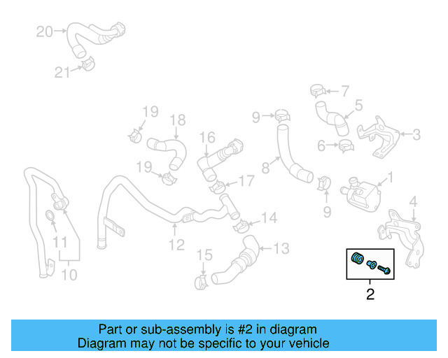 Reservoir Hose Clamp N-906-869-02 - View 481
