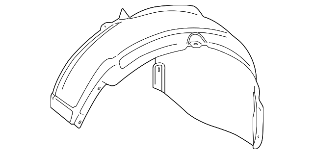 Rear Fender Liner 1K5-805-978-B
