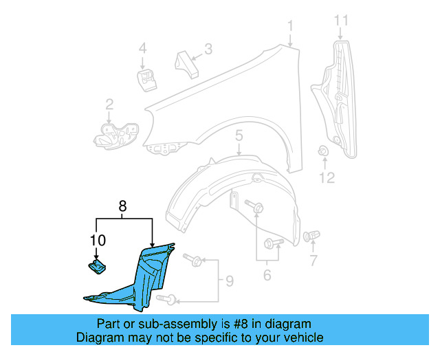 Fender Liner 1JM-809-957 - View 17