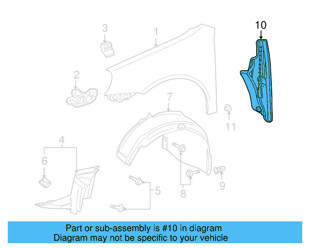 End Plate 1K5-821-111-A - View 3