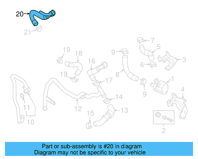 Reservoir Hose Clamp N-906-869-02 - View 489