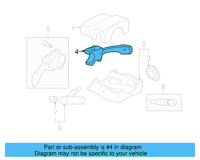 Wiper Switch 4B0-953-503-E-01C - View 4