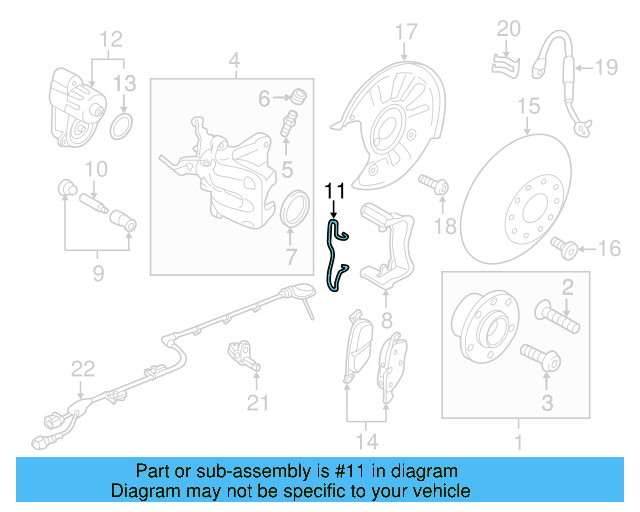 Brake Pads Rear 5Q0-698-451-T - View 6