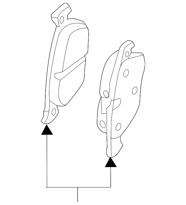 Disc Brake Pad Set Rear 3QF-698-451 - View 10