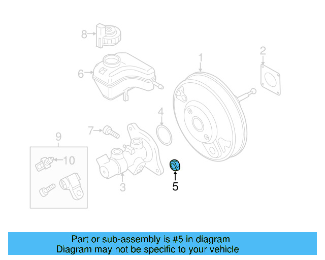 Wiper Arm Nut N-900-744-04 - View 22