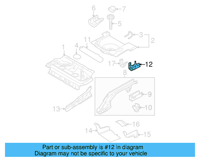 Muffler Bracket 1J0-803-545