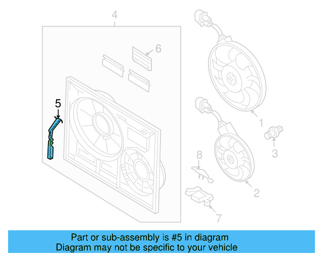 Shroud Gasket 7L0-121-229 - View 6