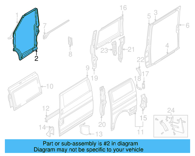 Body Side Panel 701-809-844-B - View 3