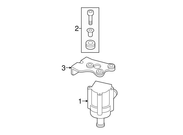 Auxiliary Pump Hardware Kit WHT-003-361