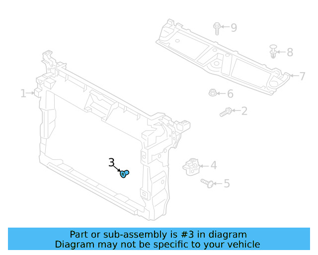 Repair Bracket Nut WHT-002-535 - View 4