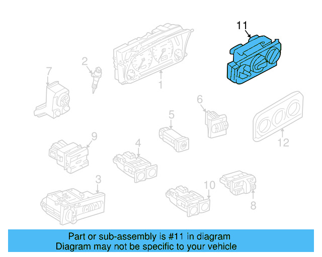 Heater Control 1H0-820-045-D - View 4