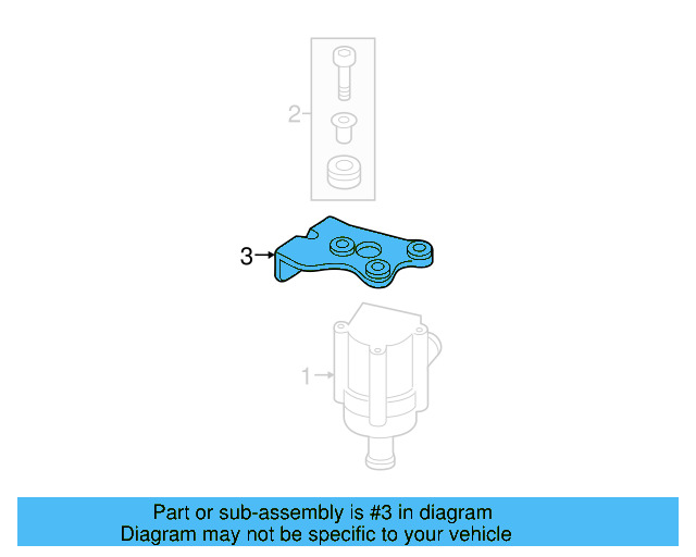 Mount Bracket 5Q0-121-093-BE - View 3