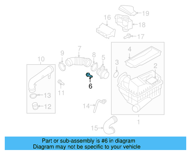 Air Mass Sensor Screw N-901-720-04 - View 43