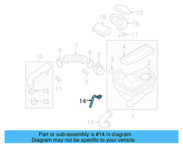 Drain Tube 1K0-129-637-D - View 19