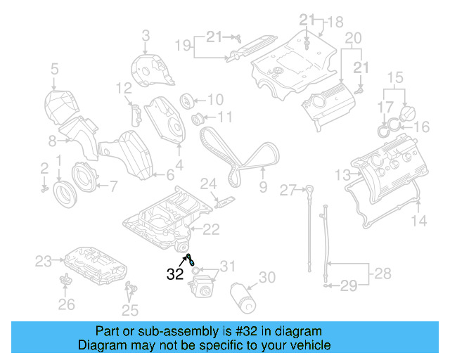 Oil Cooler Union 028-115-721 - View 23