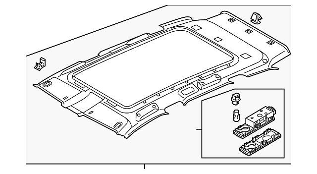 Headliner 7P6-867-501-CH-BR2 - View 3