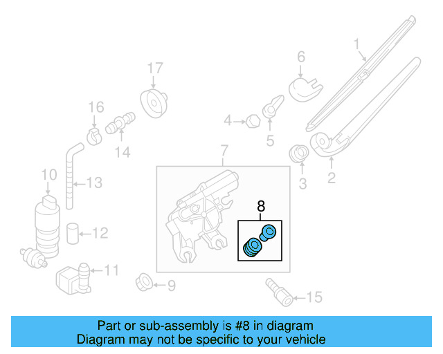 Wiper Motor Bushing Kit 3B9-998-754 - View 58