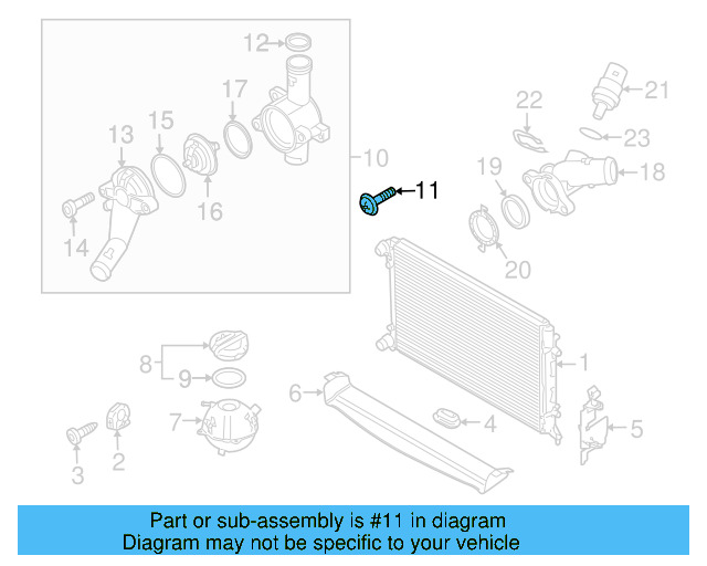 Headlamp Assembly Screw N-106-444-03 - View 22