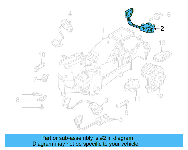 Adjust Motor 1J1-907-511-A - View 8