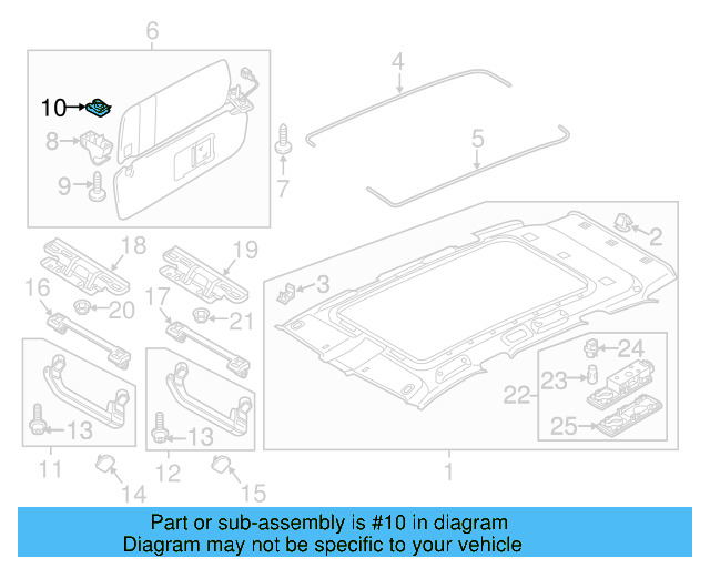 Fog Lamp Assembly Screw N-106-663-02 - View 7
