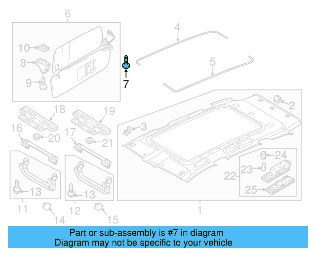 Fog Lamp Assembly Screw N-106-663-02 - View 42