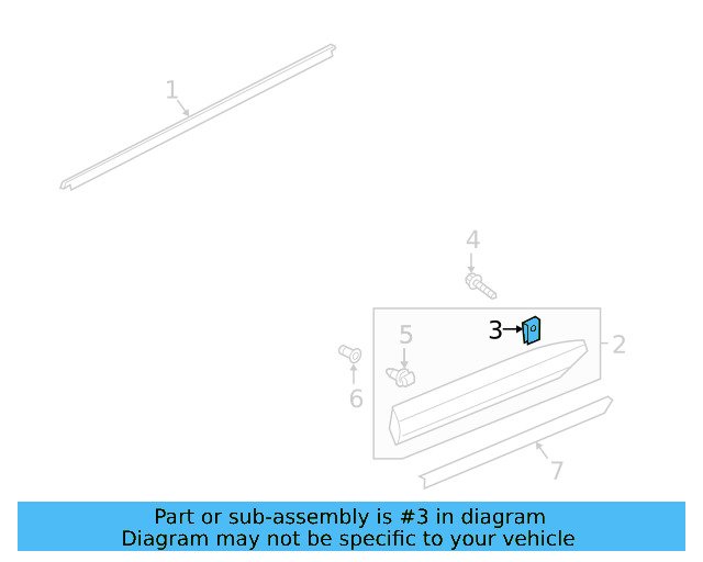 Lower Molding Nut WHT-008-864 - View 5