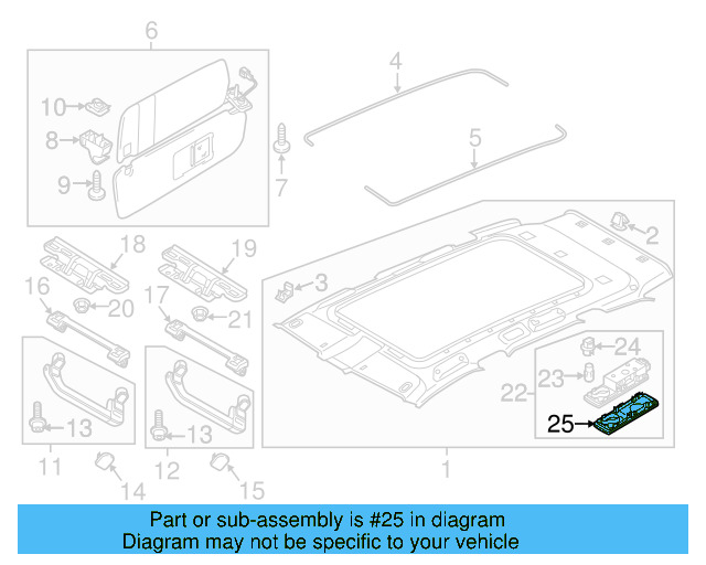 Map Light Lens 7P694713382V - View 2