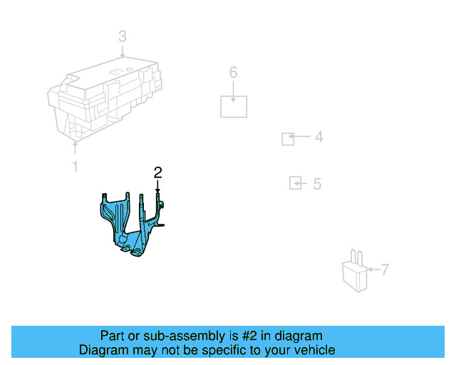 Mount Bracket 7B0-941-397-A - View 3
