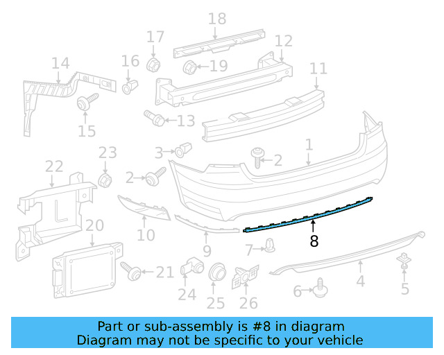 Center Molding 561-853-835-B-041