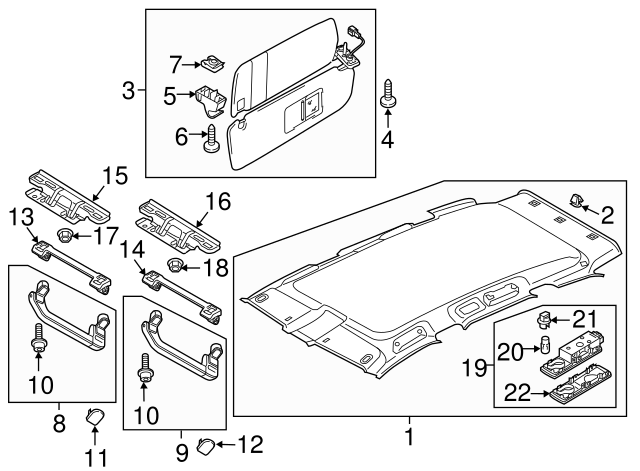 Headliner 7P6-867-501-CH-BR2 - View 9