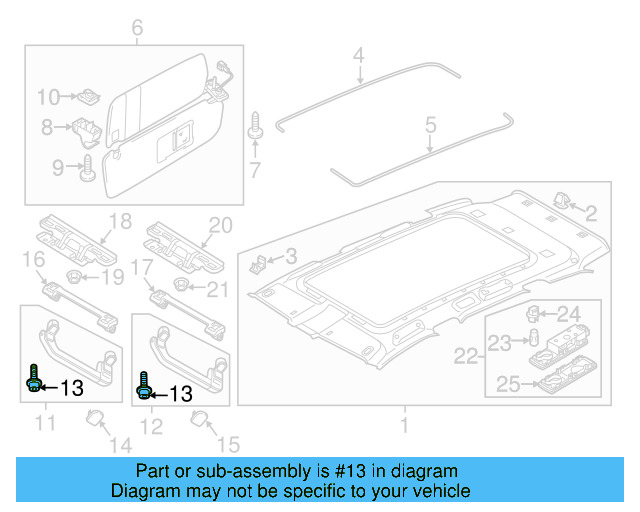 Fog Lamp Assembly Screw N-106-663-02 - View 10