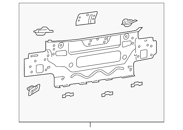 Rear Body Panel 3G8-813-301-C - View 2