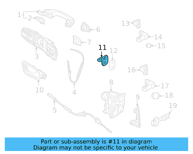Lock Actuator 2GJ-837-015-A - View 7