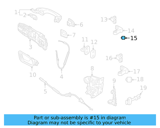 Upper Hinge Dust Cap 8T0-837-947 - View 5
